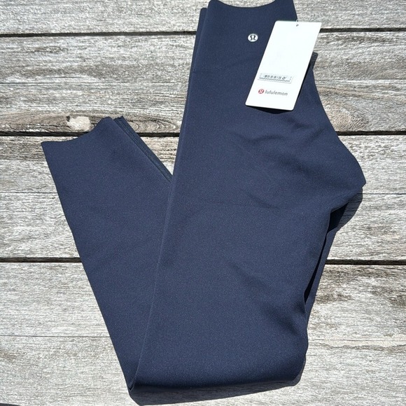 lululemon athletica Pants - Lululemon Glow Up High-Rise Tight 25"‎ True Navy blue size 4 NWT